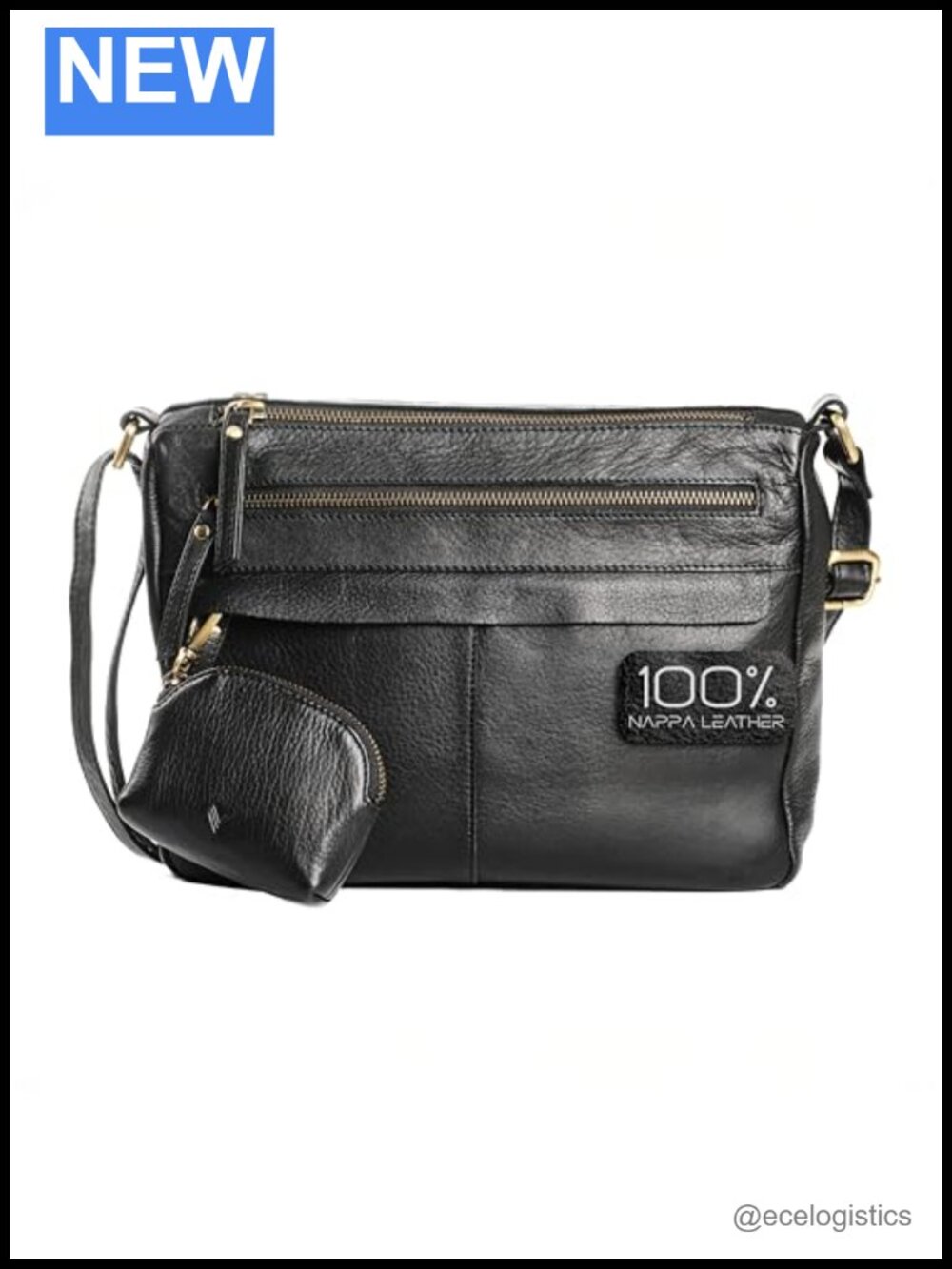 Genuine Leather Small Crossbody Bag for Women Handcrafted